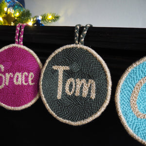 Christmas Tree Decoration Personalised with Name