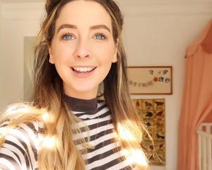 Zoe Sugg shows adorable way to display our baby garland