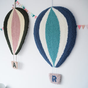 Personalised Hot Air Balloon Wall Hanging