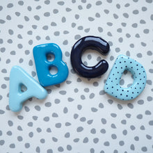 Handmade Clay Name & Spotty Flower Garland