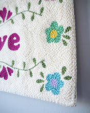 Vintage Inspired Flower and Name Banner