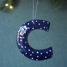 Polka Dot Christmas Letter Ornament