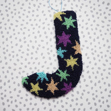 Navy Star Letter Wall Hanging