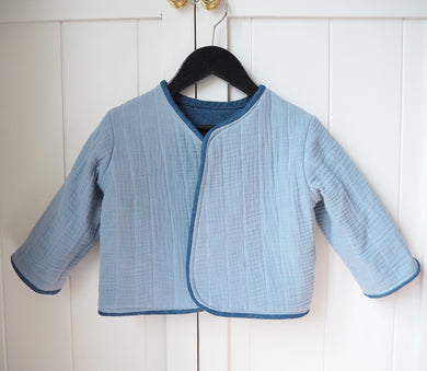 Quilted Baby and Child's Coat With Letter Motif