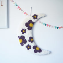 Moon Nursery Wall Hanging with Daisy Design