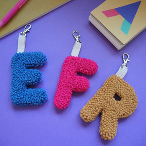 Custom Bag Tag Letter Keyring