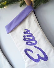 Custom Felt and Cotton Christmas Stocking