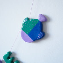 Handmade Clay Name & Fish Garland