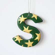Handmade Star Clay Hanging Letter
