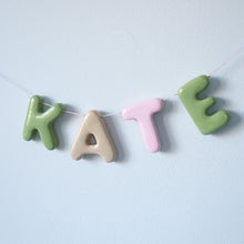 Handmade Clay Name & Star Garland