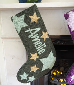 Custom Star Christmas Stocking