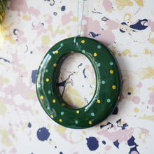 Polka Dot Christmas Letter Ornament