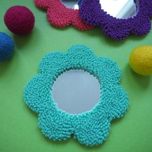 Handheld Flower Mirror