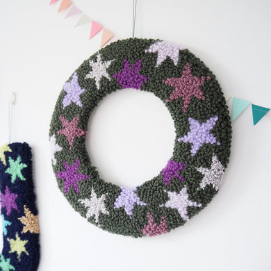 Green Star Letter Wall Hanging