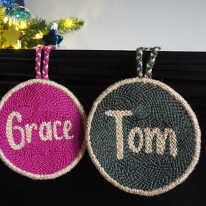 Christmas Tree Decoration Personalised with Name