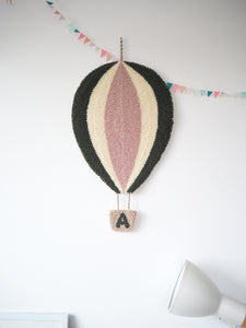 Personalised Hot Air Balloon Wall Hanging