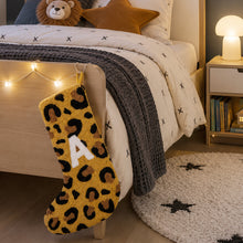 Custom Leopard Print Christmas Stocking