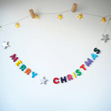 Handmade Clay Merry Christmas Garland