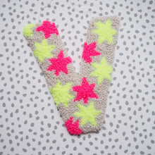 Neon Star Letter Wall Hanging