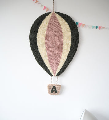 Personalised Hot Air Balloon Wall Hanging