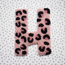 Pink Leopard Print Letter Wall Hanging