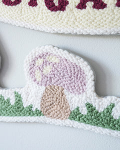 Toadstool and Name Wall Hanging