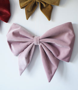 Large Velvet Door or Wall Bow