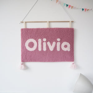 Pink Custom Wall Hanging