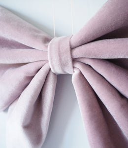 Large Velvet Door or Wall Bow