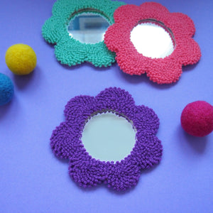 Handheld Flower Mirror