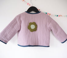 Quilted Baby and Child's Coat With Daisy