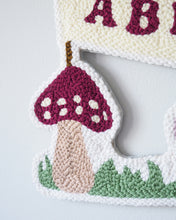 Toadstool and Name Wall Hanging