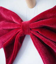 Large Velvet Door or Wall Bow