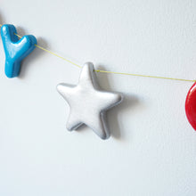 Handmade Clay Merry Christmas Garland