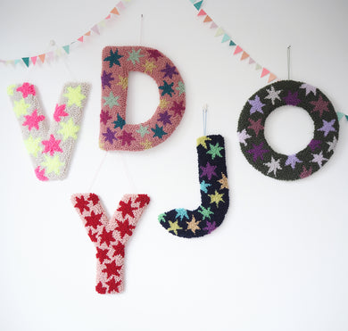 Star Letter Wall Hanging