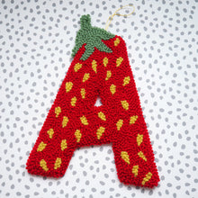 Strawberry Custom Letter Wall Hanging